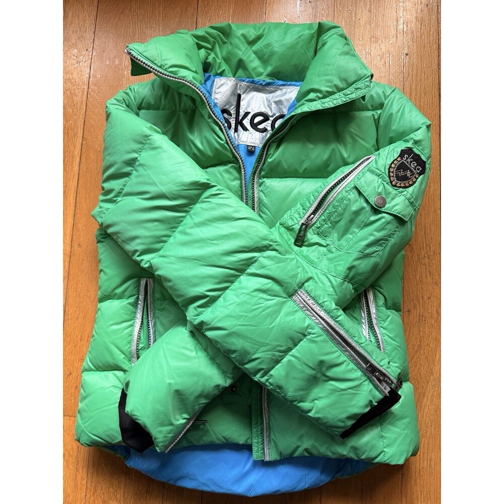 Skea Women's Ski Jacket Goose Down Feather Insulated Waterproof Puffer Coat Sz 4 - Picture 6 of 10